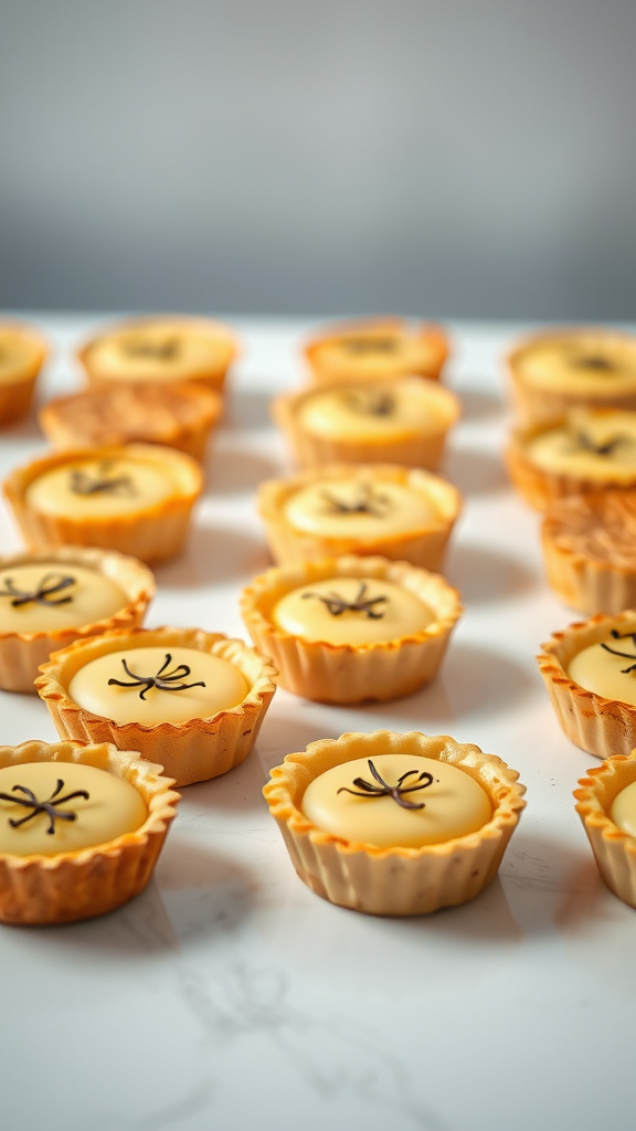 13. Vanilla Bean Egg Tarts