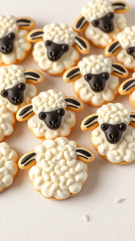 19. White Chocolate Lamb Cookies