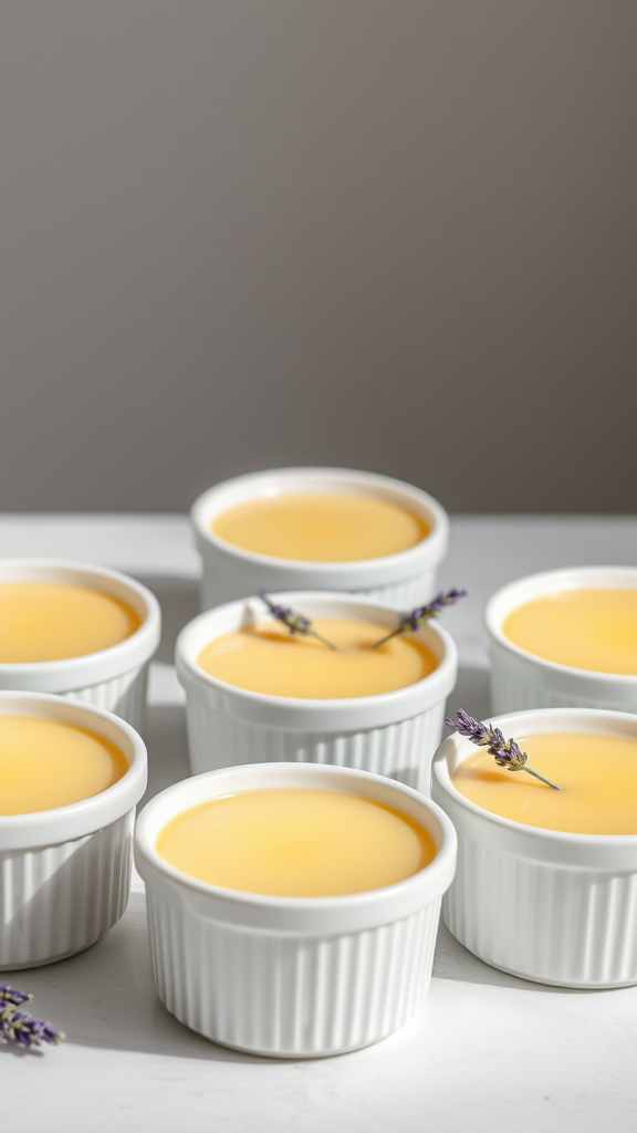 21. Lavender Egg Custard