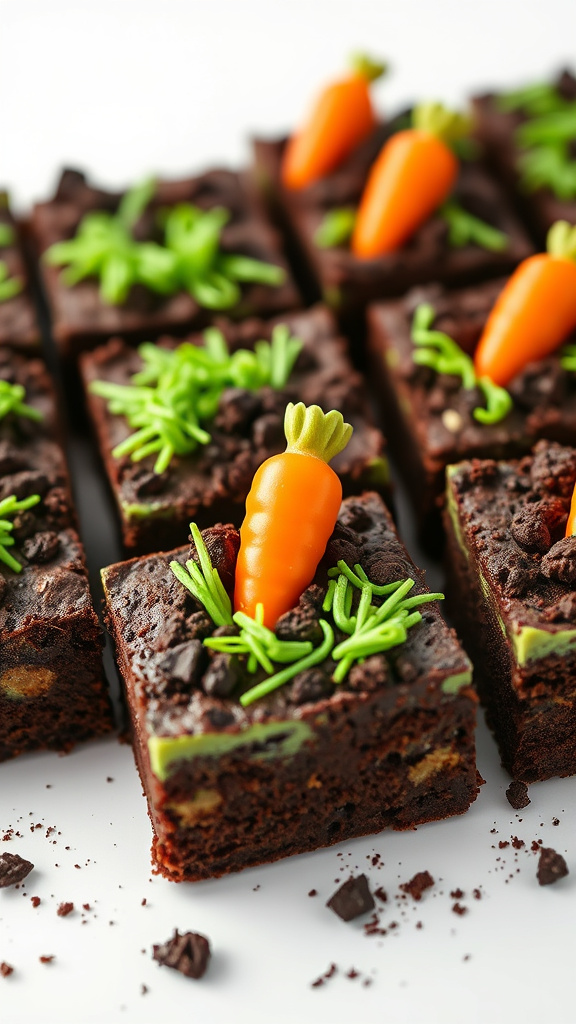 3. Carrot Patch Brownies