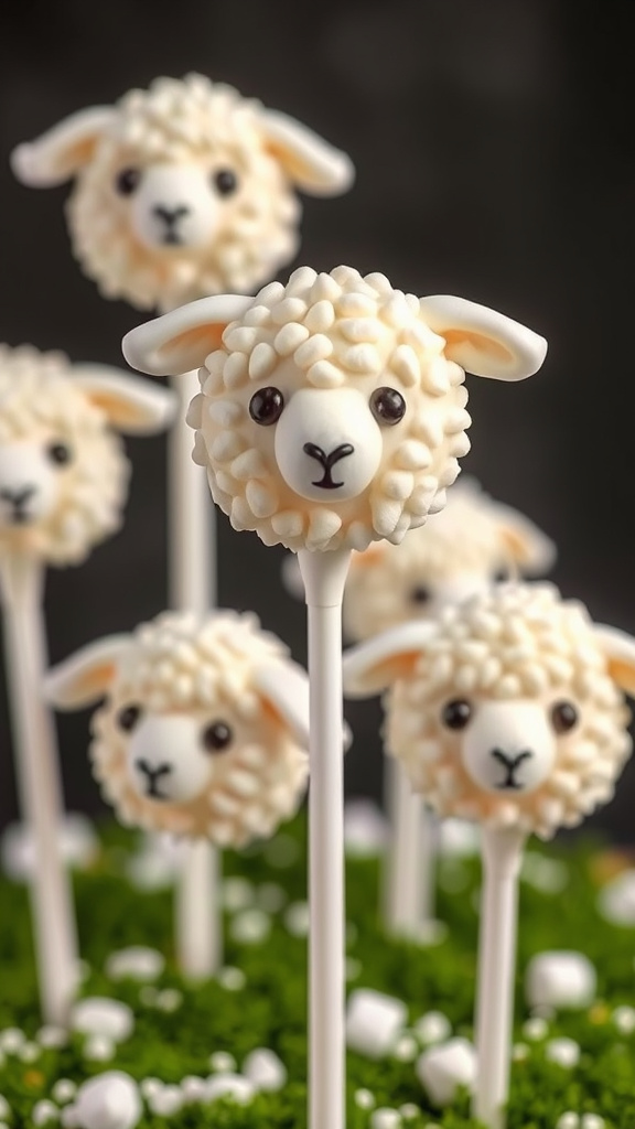 5. Lamb Shaped Cake Pops