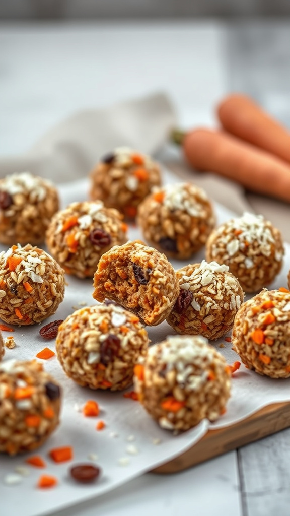 4. Carrot Cake Energy Bites