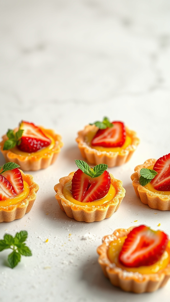 4. Strawberry Lemon Easter Tartlets