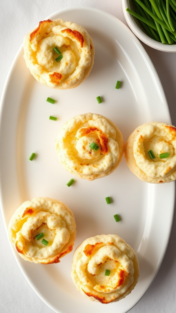 12. Truffle Mashed Cauliflower Cups