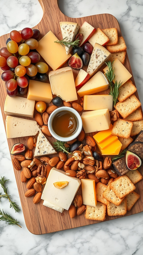 20. Artisanal Cheddar Cheese Board