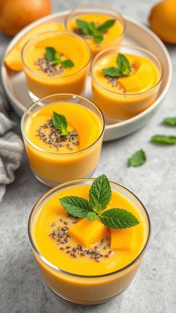 22. Mango Chia Seed Pudding