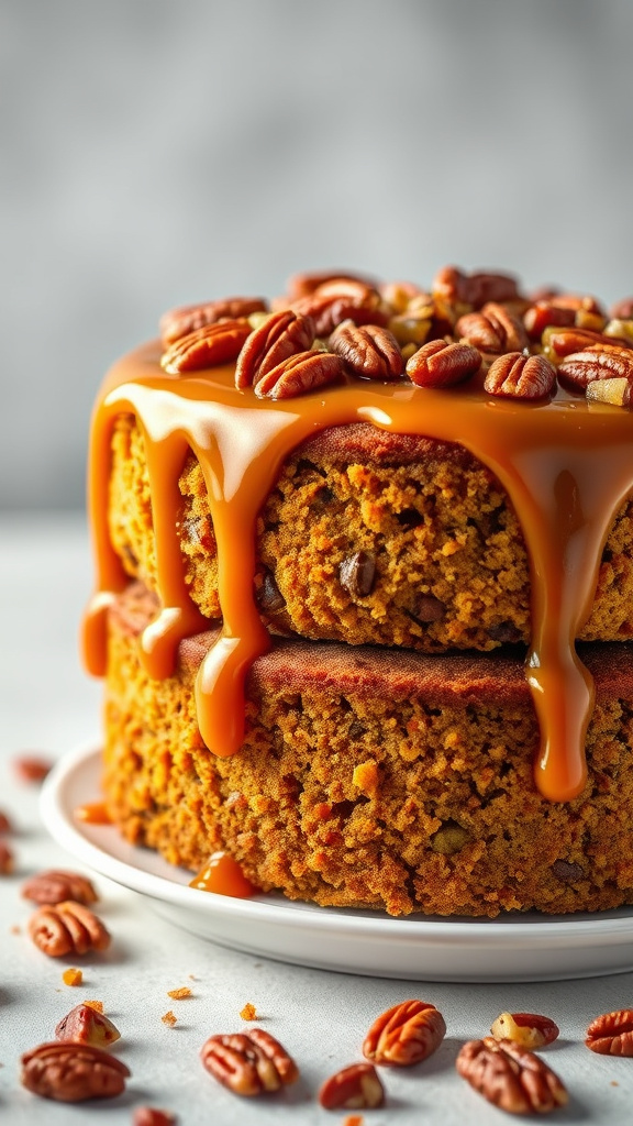 14. Caramel Pecan Carrot Cake Wonder