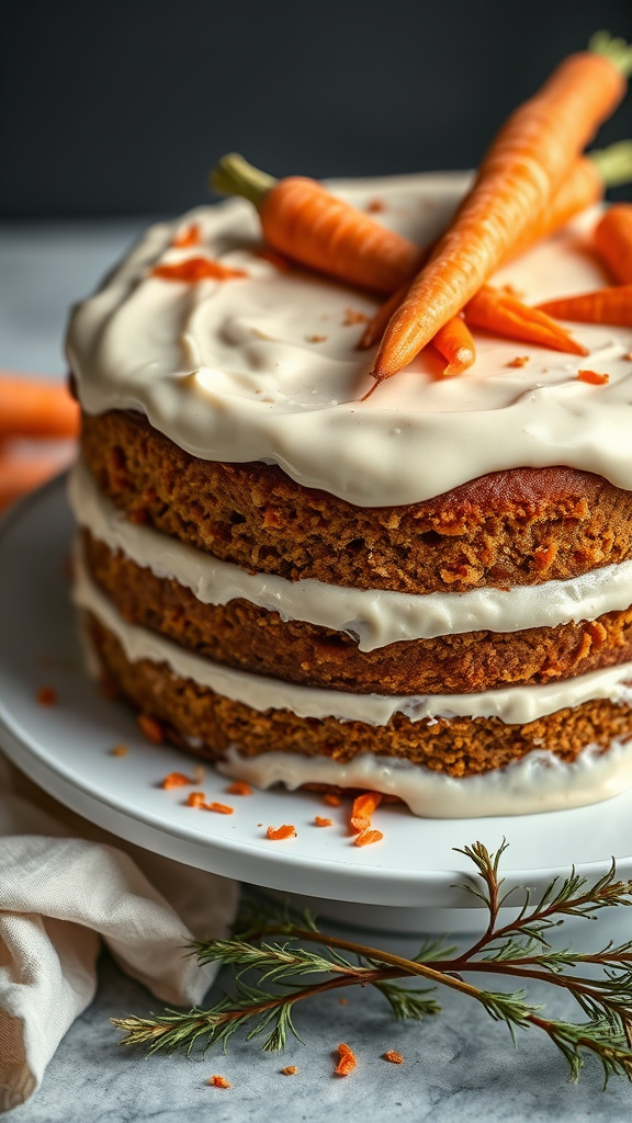 22. Carrot Cake with Spiced Chai Icing