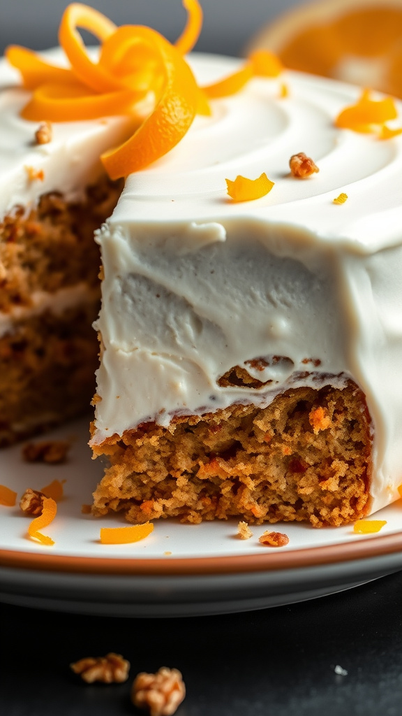 5. Zesty Orange Carrot Cake Bliss