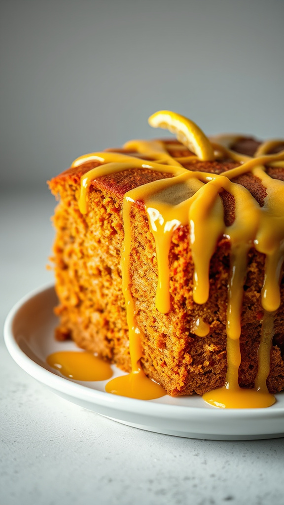 7. Carrot Cake with Lemon Drizzle