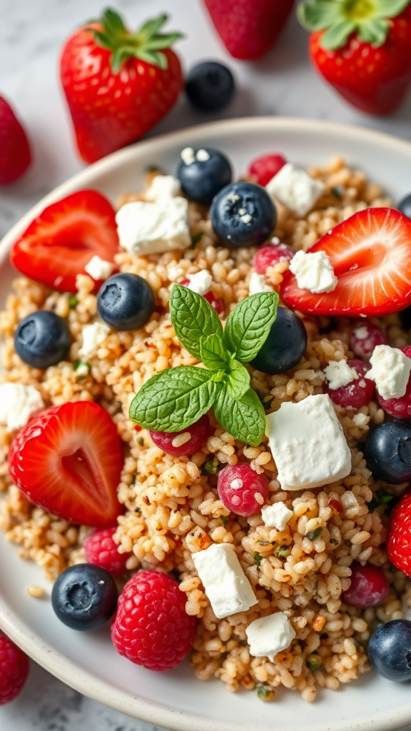 1. Spring Berry Quinoa Salad