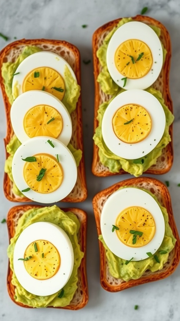 19. Easter Egg Avocado Toast