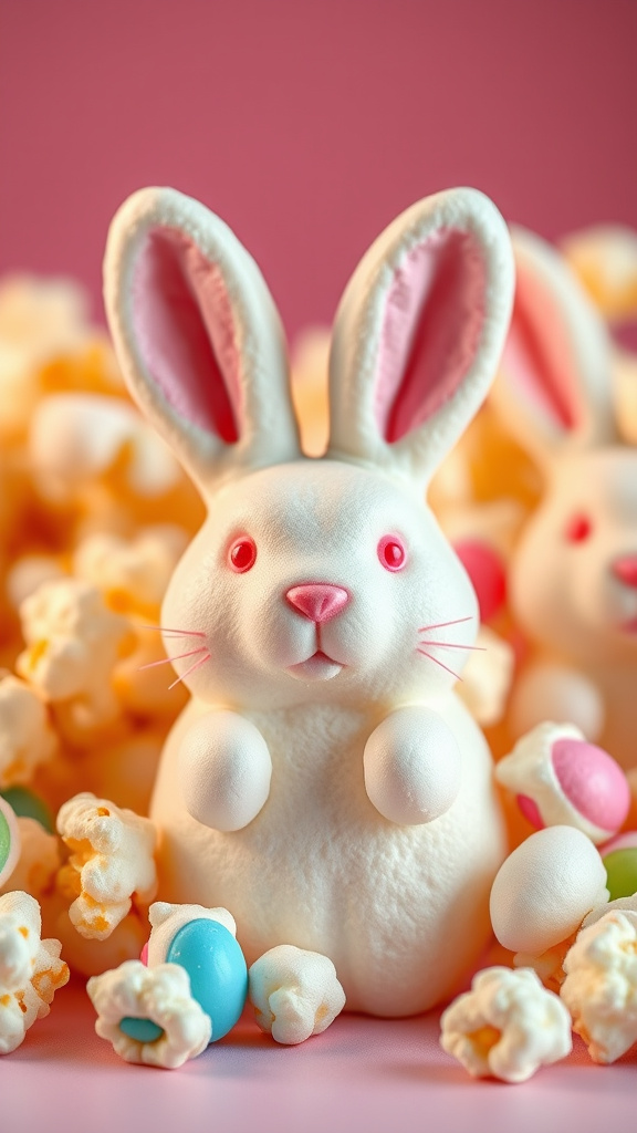 20. Marshmallow Bunny Popcorn