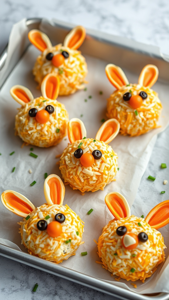 5. Bunny Rabbit Cheese Balls