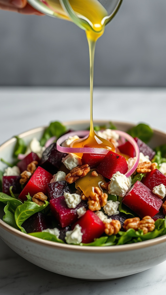 10. Roasted Beet and Goat Cheese Salad