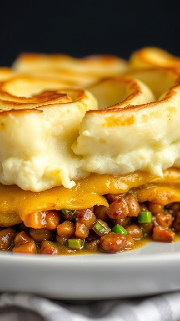 14. Lentil and Veggie Shepherd’s Pie