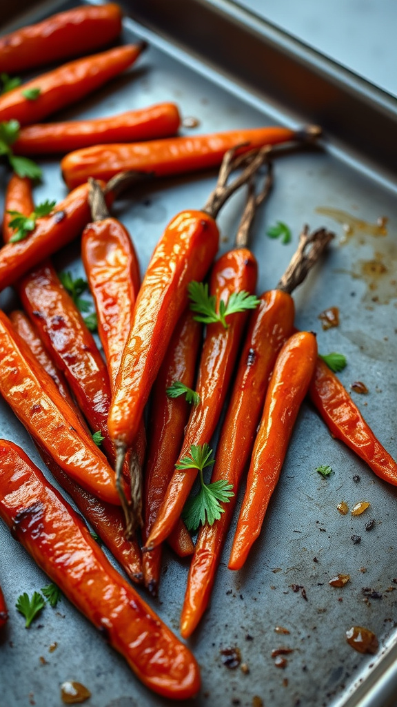 21. Maple Dijon Glazed Carrots