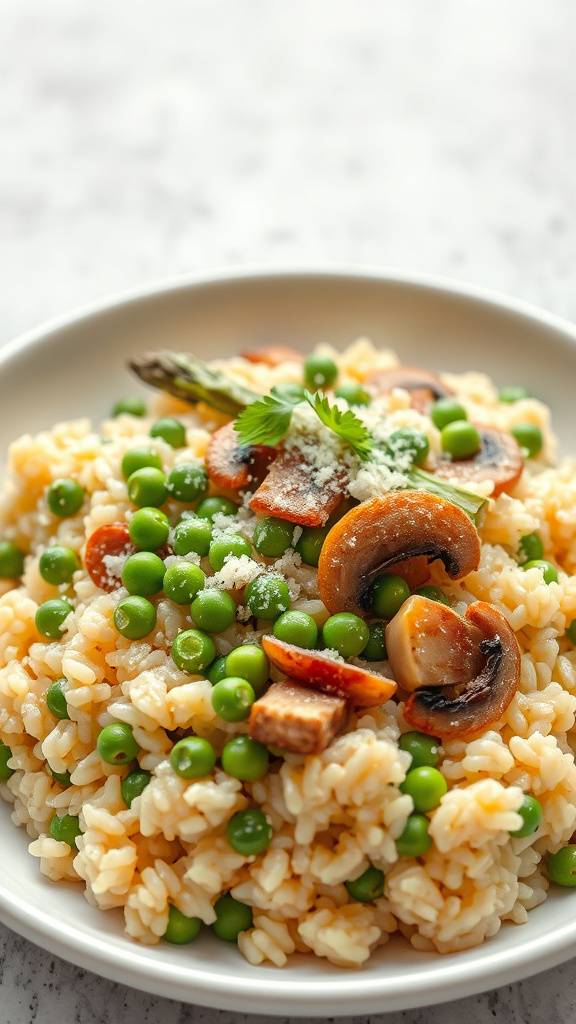 4. Spring Vegetable Risotto