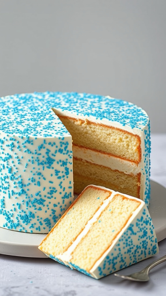 10. Speckled Robin's Egg Cake