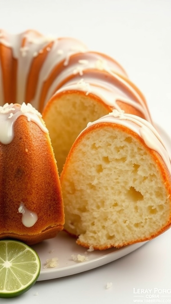 16. Coconut-Lime Bundt Cake