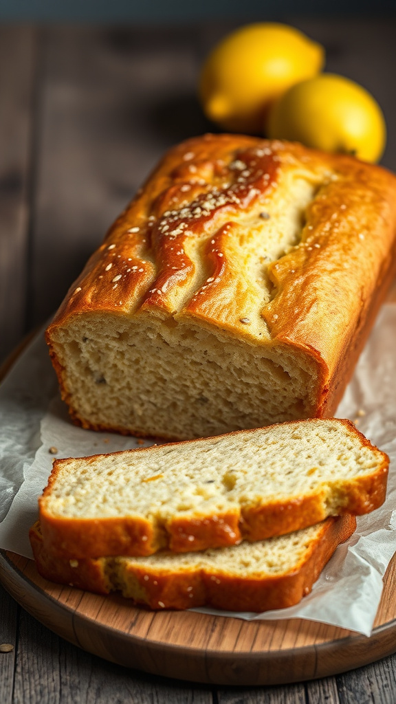 24. Vegan Lemon Poppy Seed Loaf