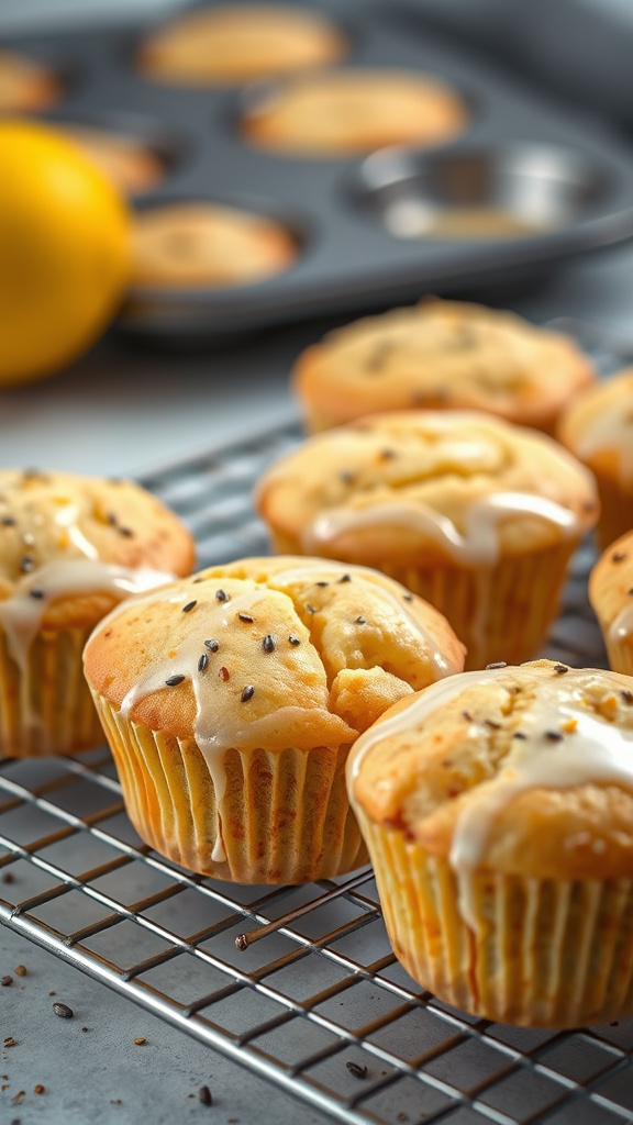 3. Lemon Poppy Seed Muffins