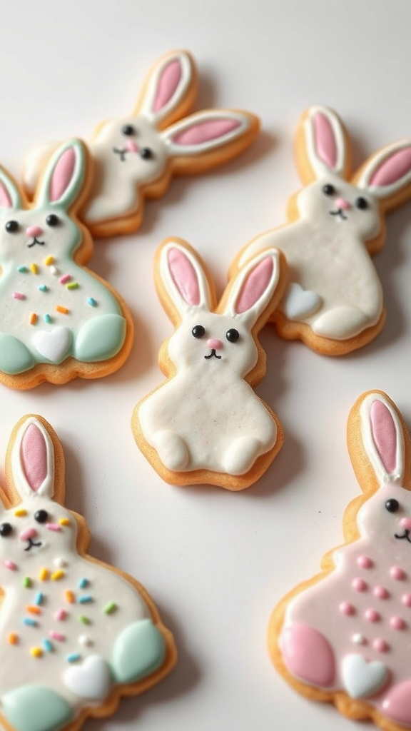 5. Bunny-Shaped Sugar Cookies