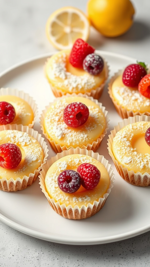 6. Mini Ricotta Cheesecakes