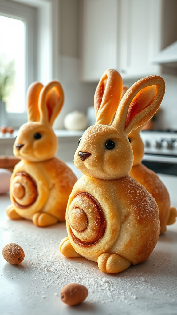 7. Cinnamon Roll Bunnies