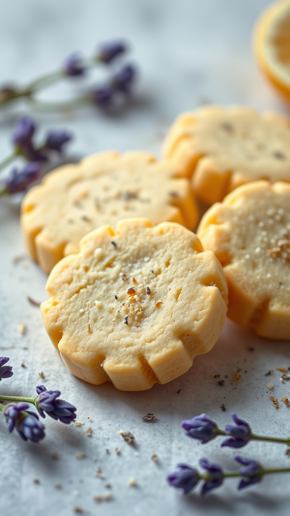 8. Lemon-Lavender Shortbread