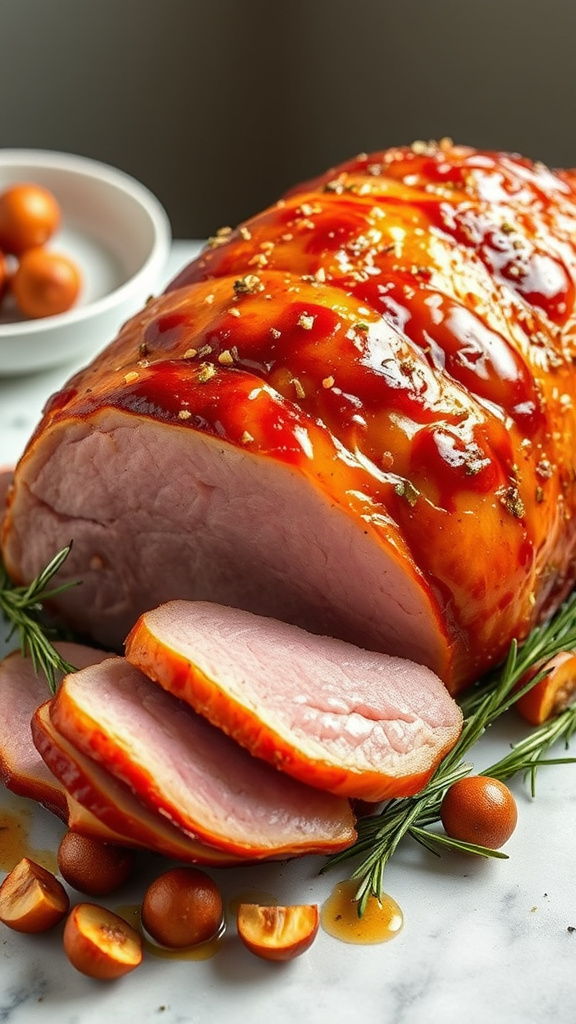 12. Rosemary Garlic Easter Ham Roast