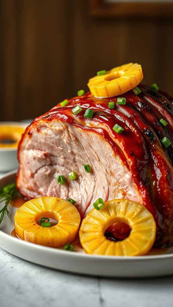 2. Pineapple Teriyaki Easter Ham Delight