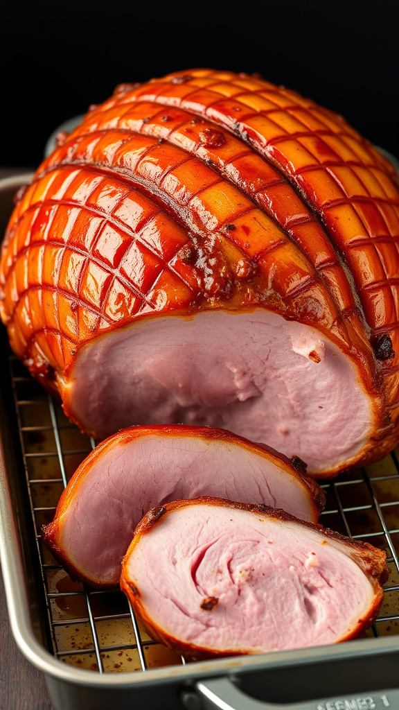 24. Apricot Pineapple Glazed Easter Ham