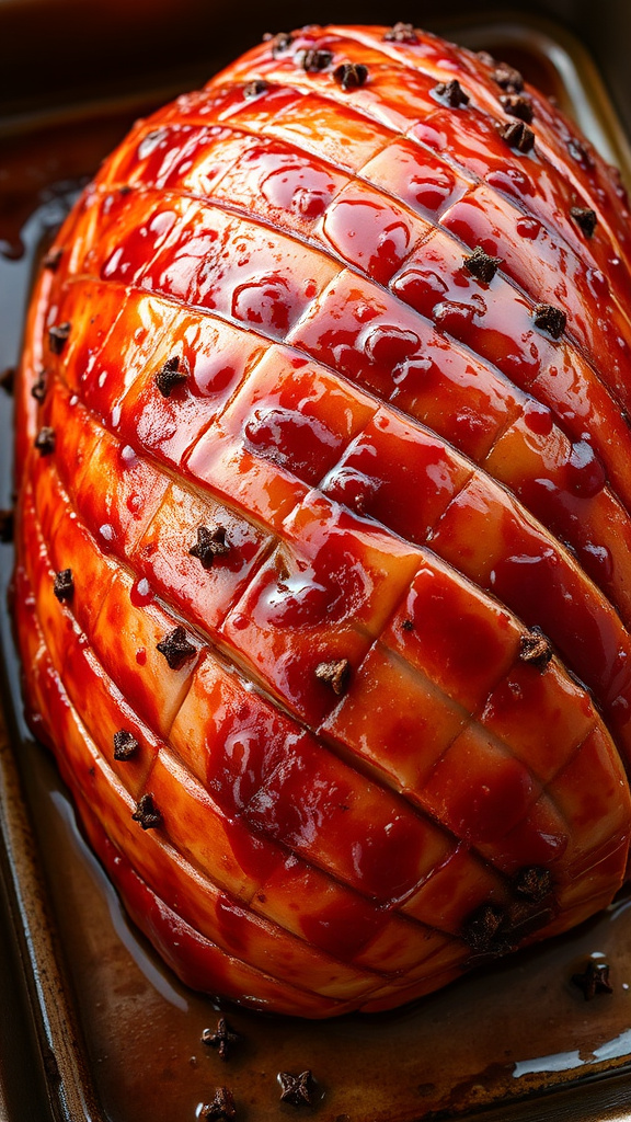 3. Maple Apricot Easter Ham Masterpiece