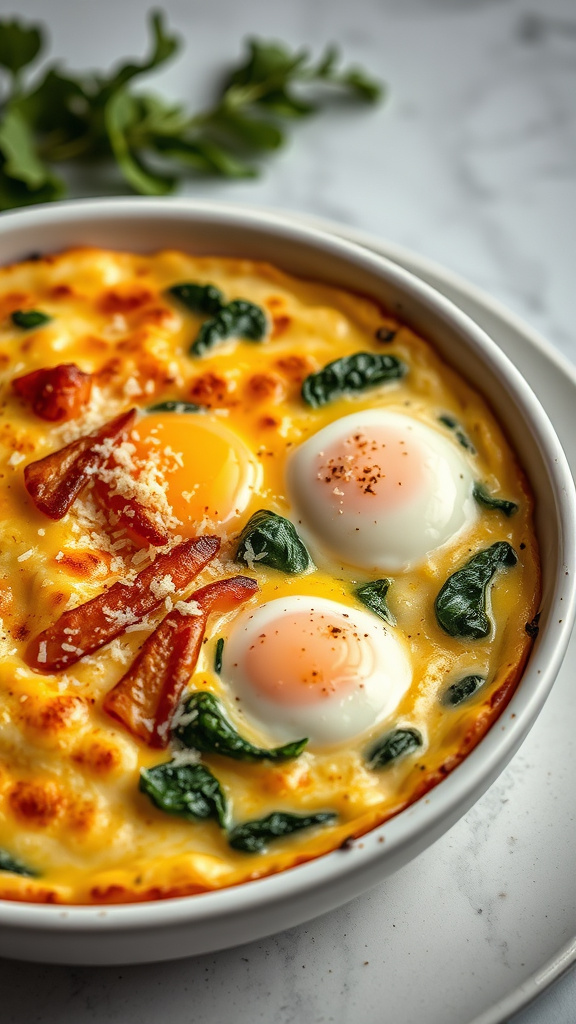 12. Florentine Egg Bake