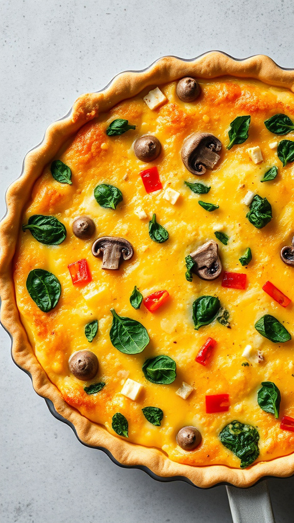 20. Crustless Easter Quiche