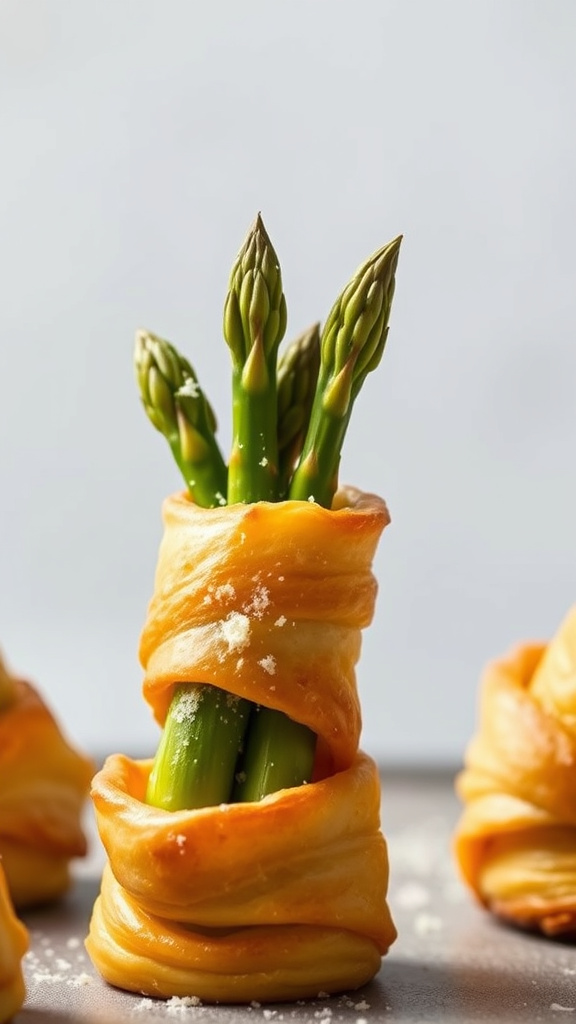 13. Asparagus Puff Pastry Bites