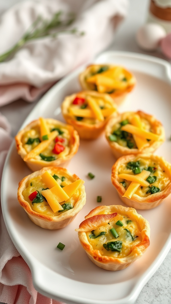 14. Mini Quiche Bites