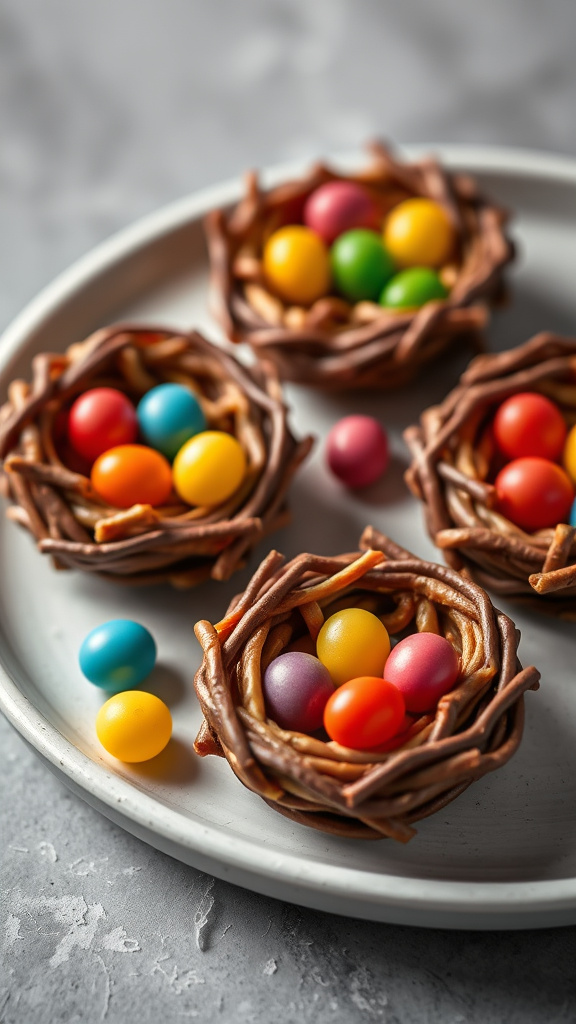 19. Easter Nests with Jelly Beans