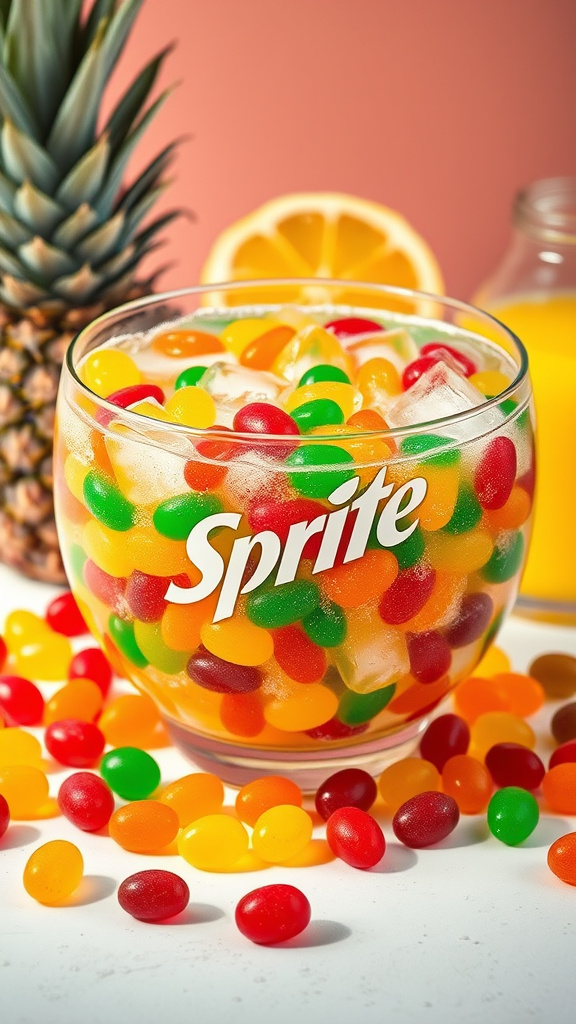 8. Sprite Jelly Beans Punch