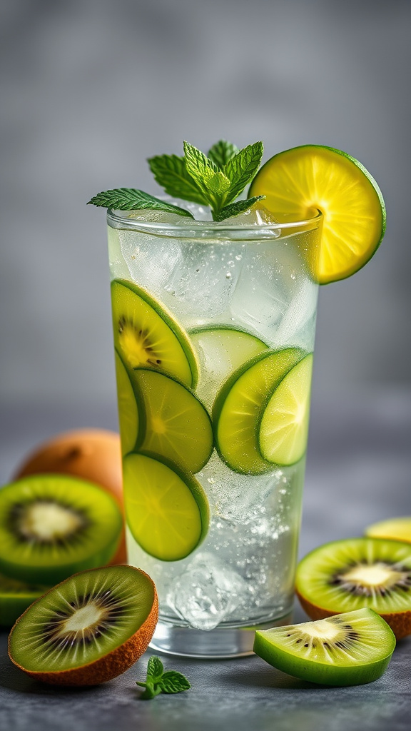 15. Kiwi Cucumber Cooler