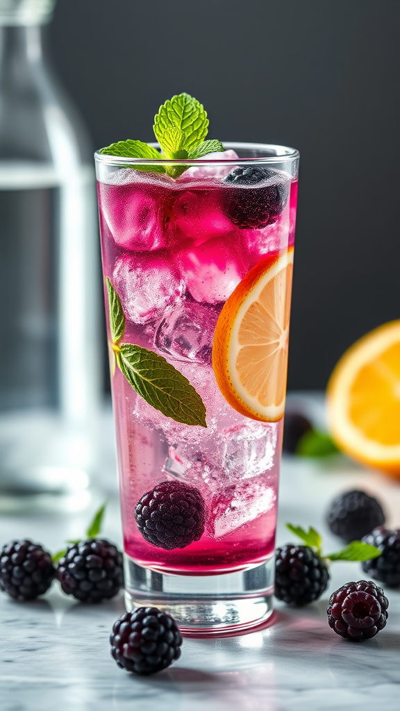 20. Blackberry Lemon Spritz