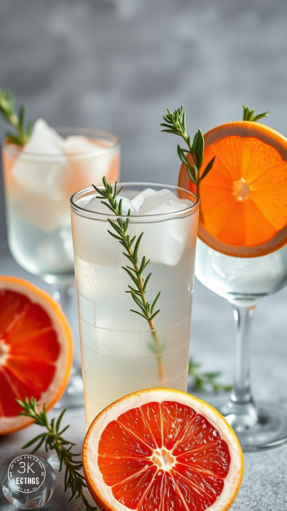 19. Grapefruit Thyme Tonic