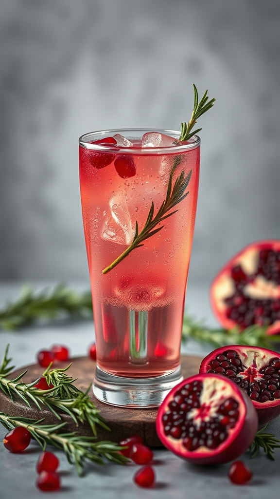 8. Pomegranate Rosemary Refresher