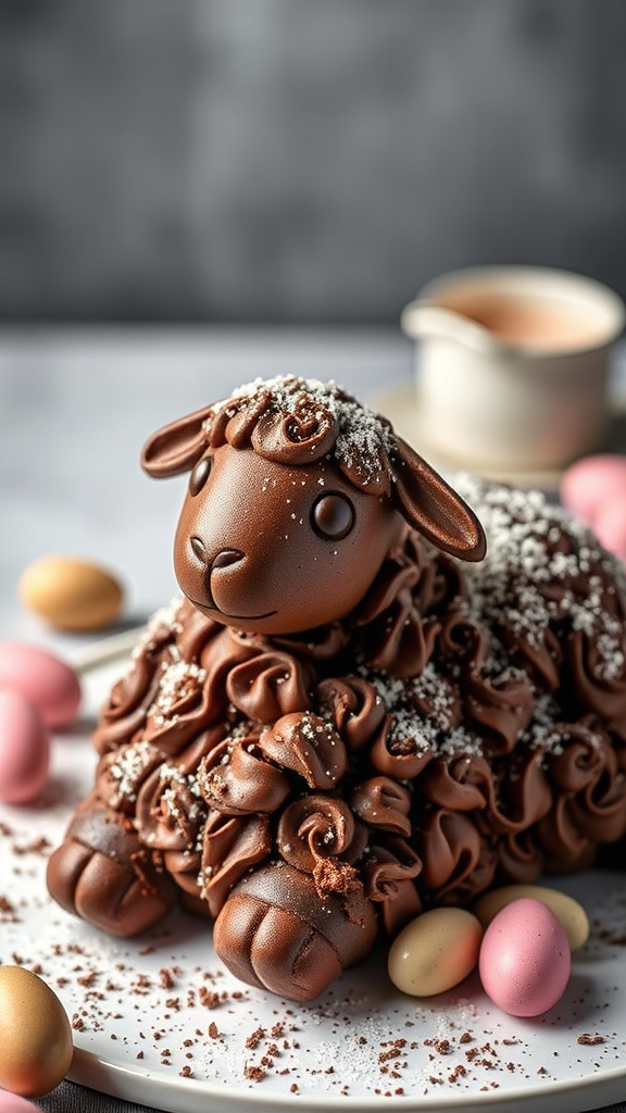 10. Rich Chocolate Lamb Cake