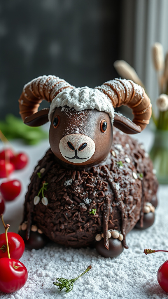 18. Black Forest Lamb Cake