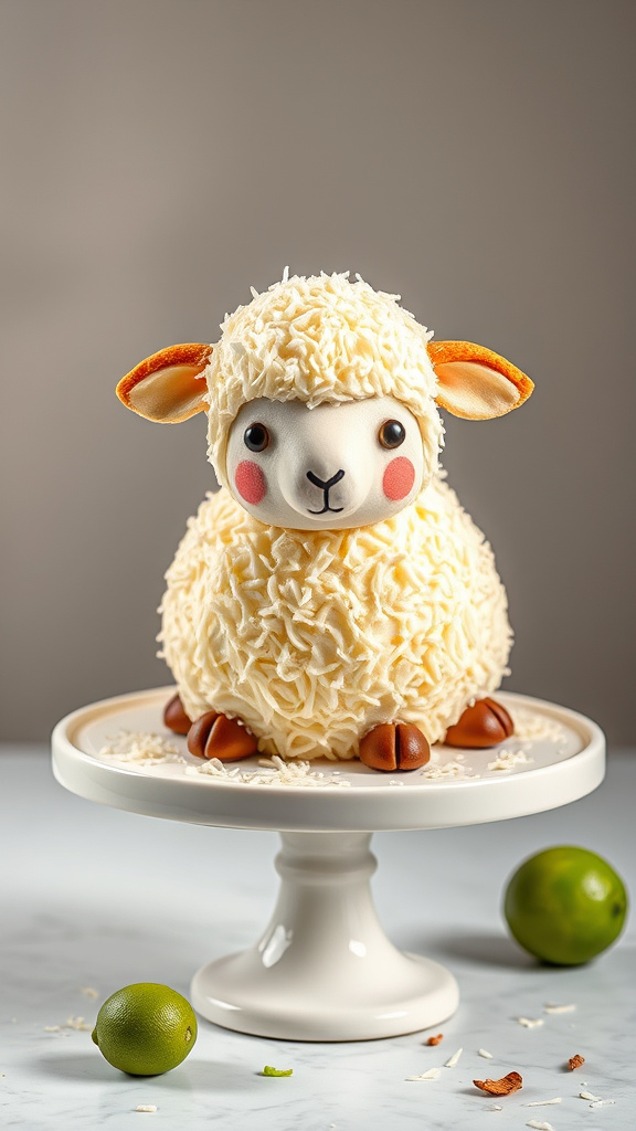 19. Coconut Lime Lamb Cake