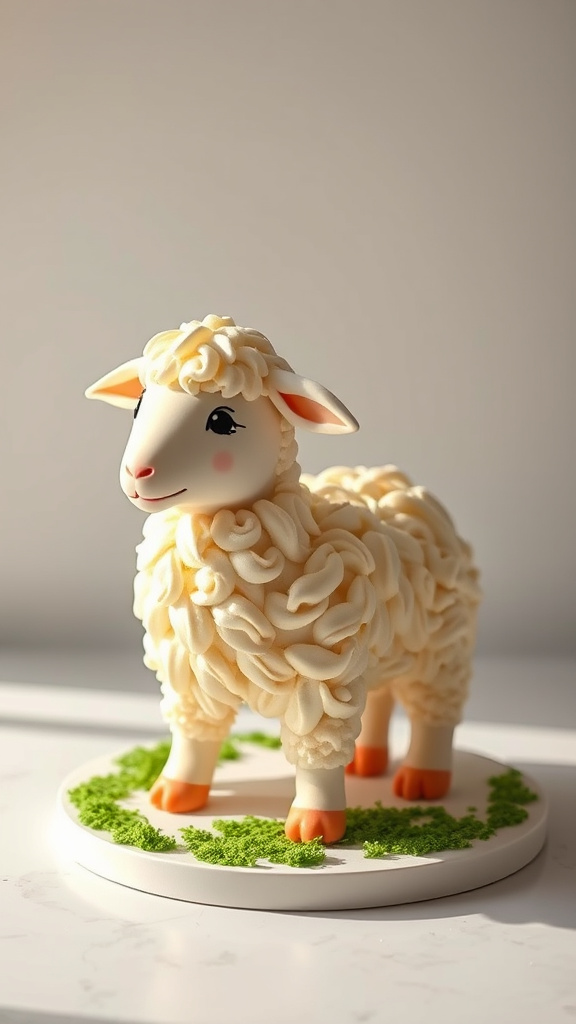 7. Vegan Vanilla Lamb Cake