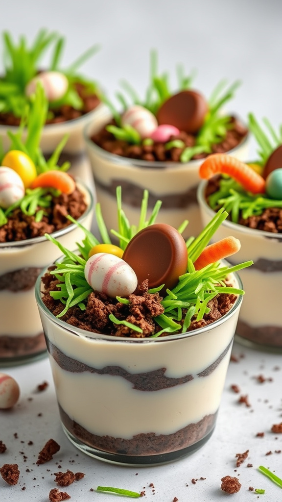 18. Edible Easter Grass Cups