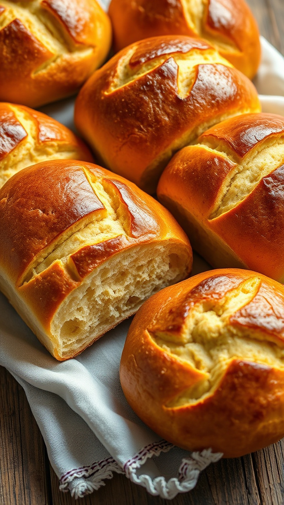 1. Saffron-Infused Easter Loaves